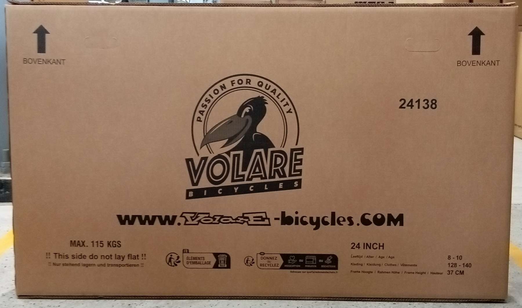 Volare Excellent Kinderfiets - Meisjes - 24 inch - Zwart - 3 Versnellingen - Afbeelding 12