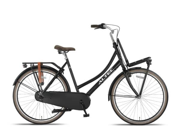 Altec Dutch Transportfiets 28 inch N-3 57 cm Mat Zwart