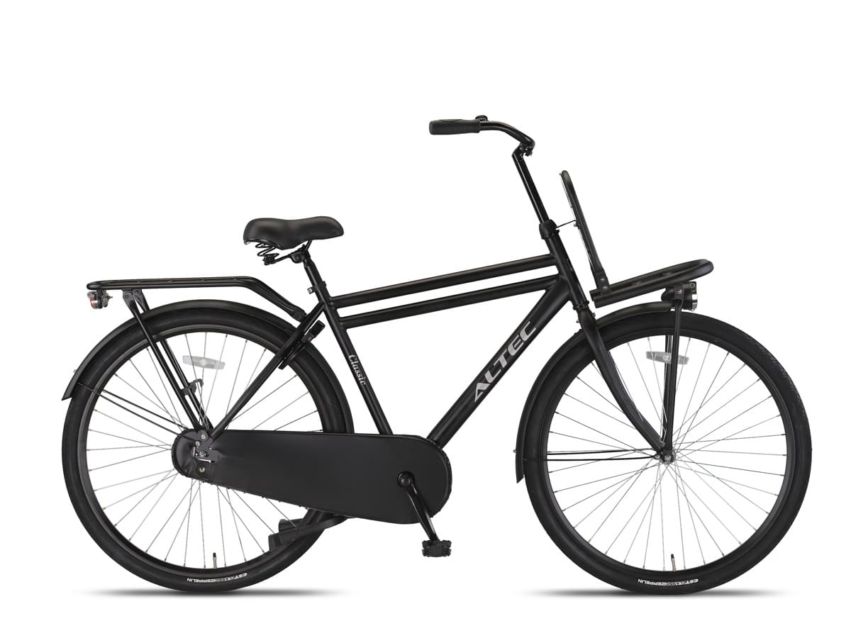 Altec Classic Heren Transportfiets 28 inch Mat Zwart 61 cm