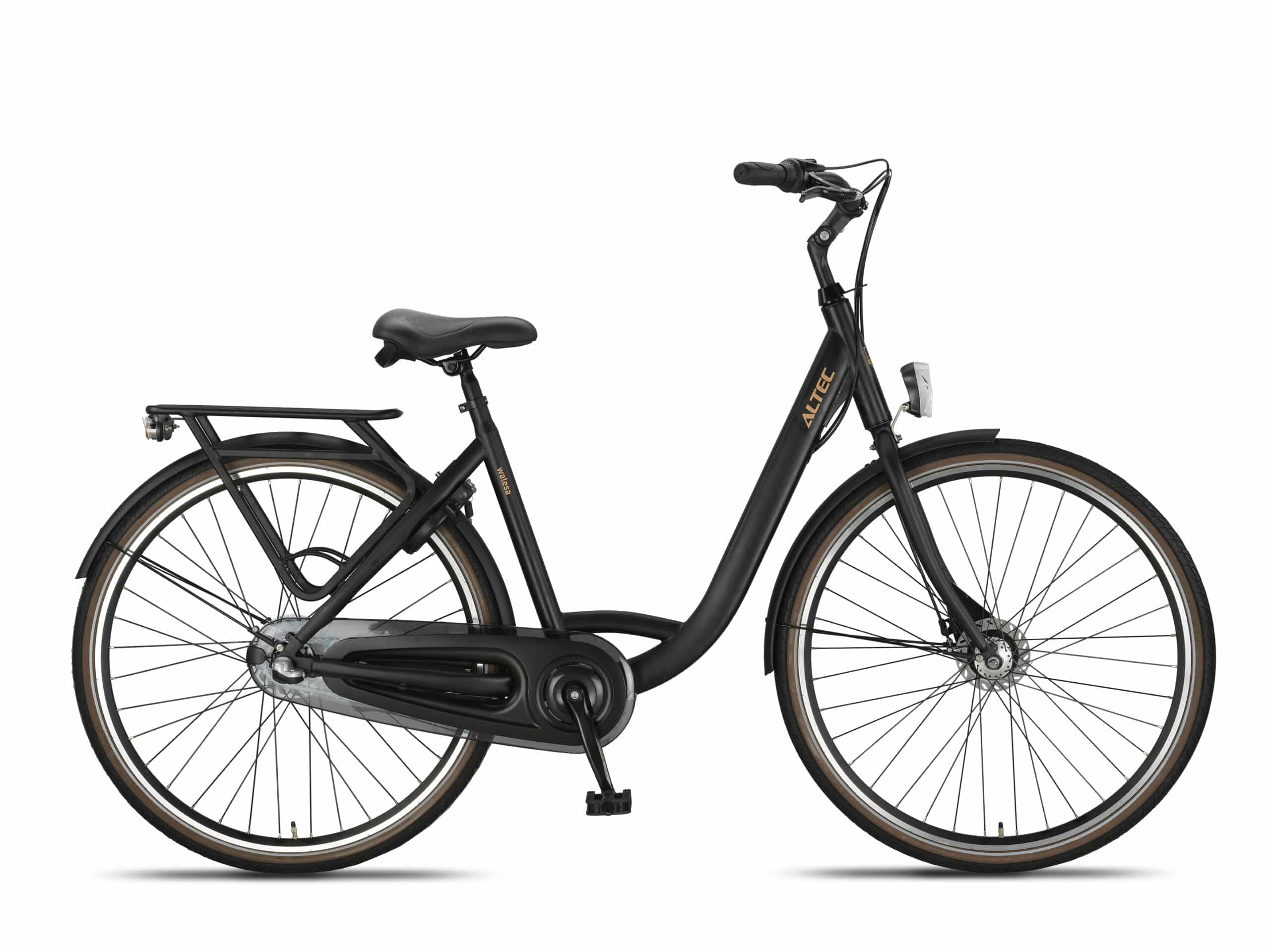 Altec Walesa Damesfiets 28 inch N-3 55 cm Mat Zwart