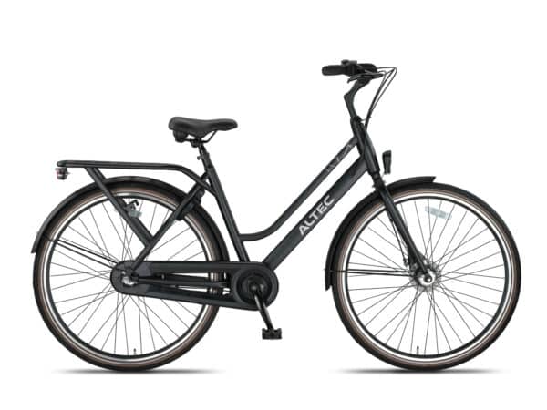 Altec Manta Damesfiets 28 inch 52 cm Zwart Mat