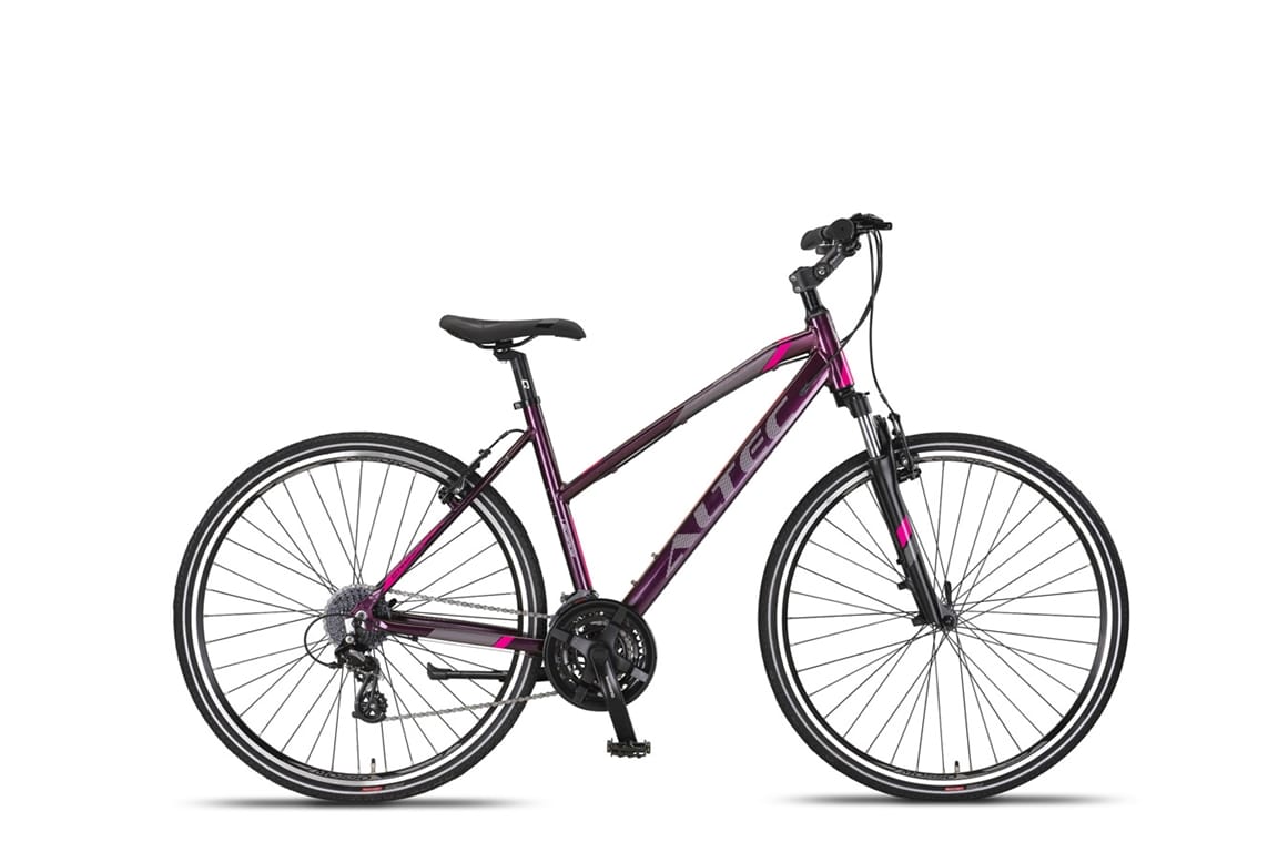 Altec Legarda Trekking Damesfiets 28 inch 49 cm Paars-roze V-brakes