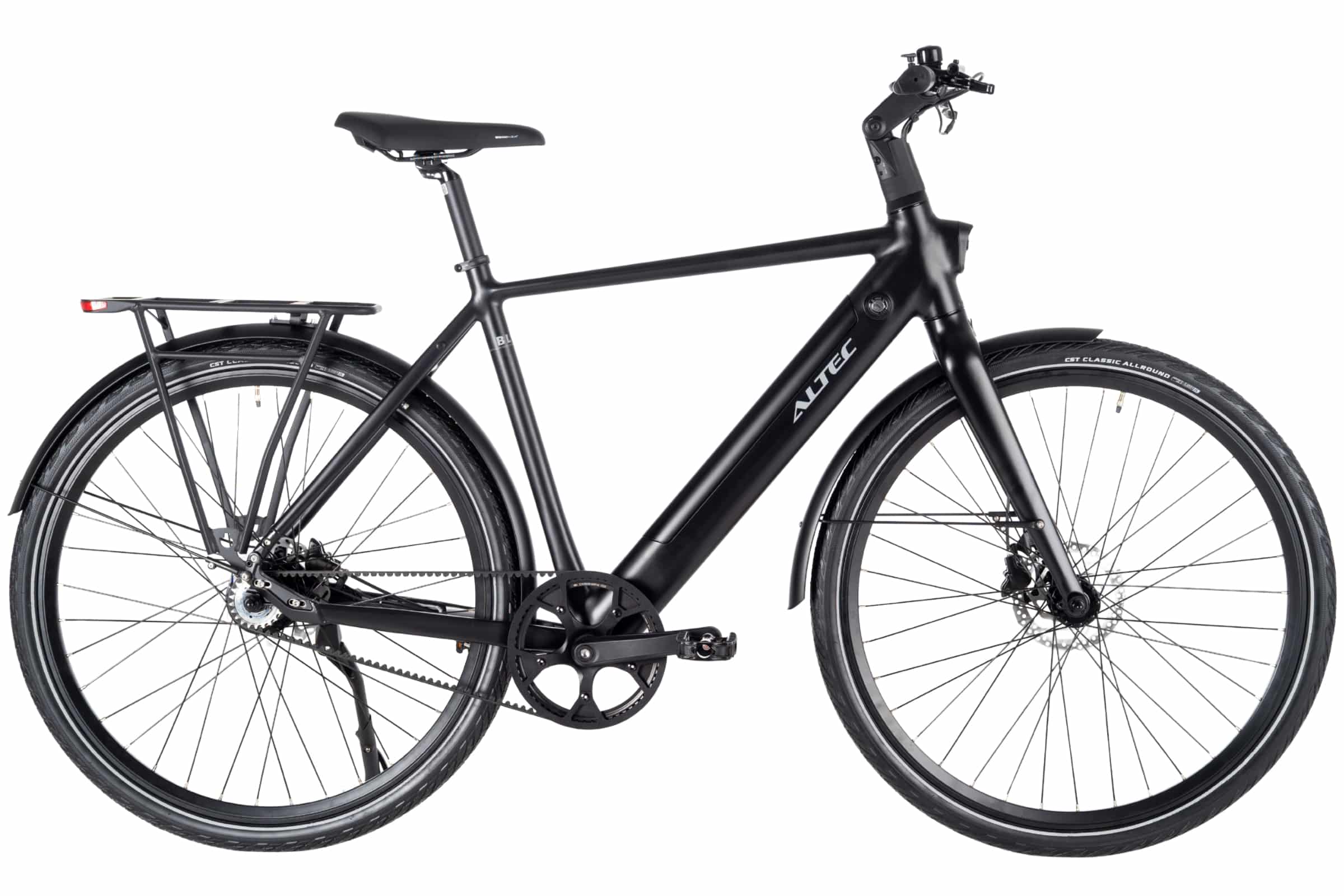 Altec Blitz Elektrische Herenfiets 28 inch 55 cm Zwart Mat