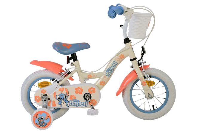 Koala Kinderfiets 12 inch Meisjesfiets Crème Twee Handremmen