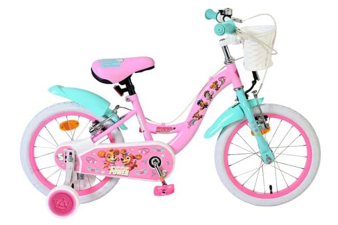 Paw Patrol Kinderfiets 16 inch Meisjesfiets Roze Twee Handremmen