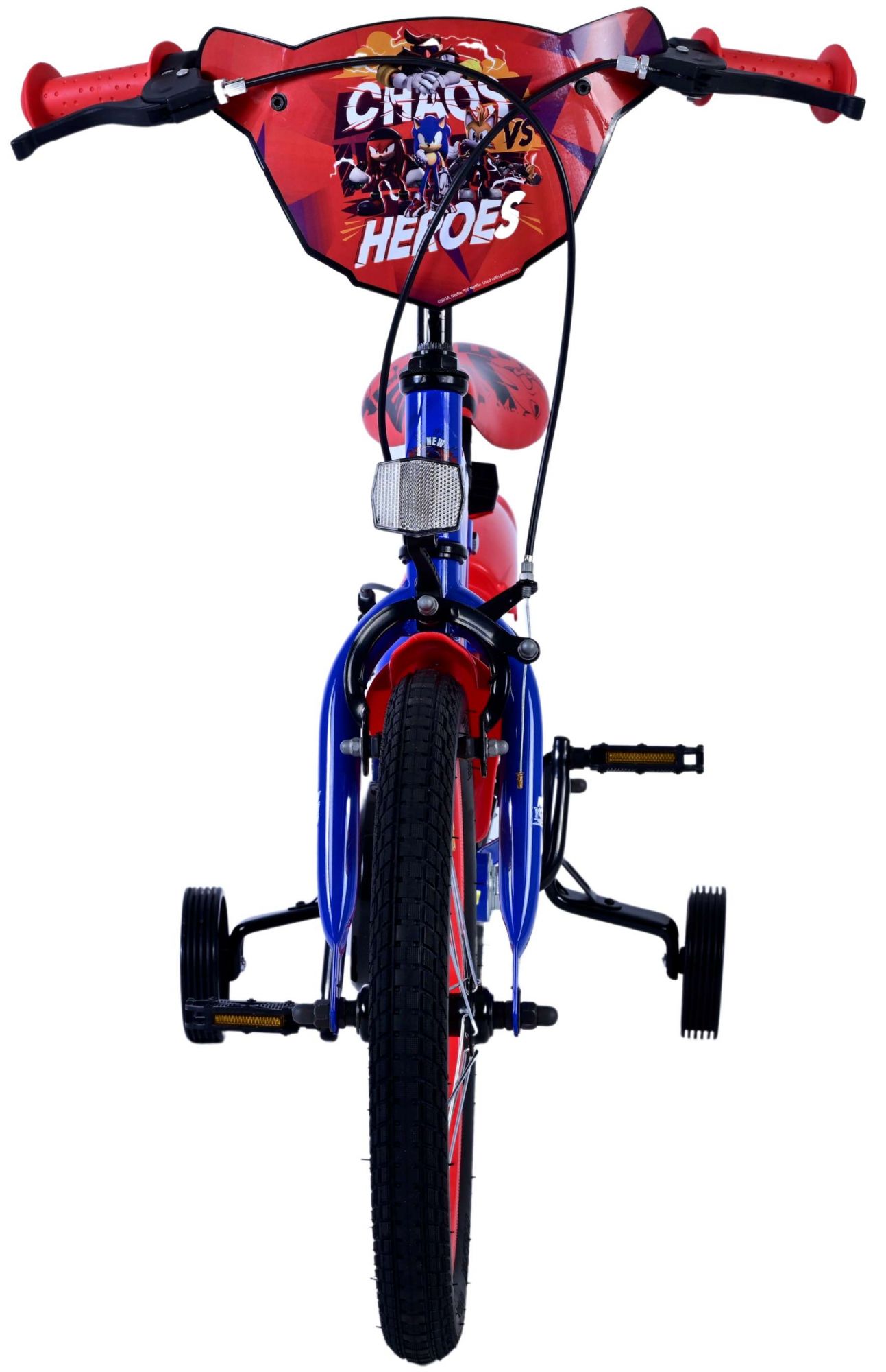 Turbo Crew Kinderfiets 16 inch Jongensfiets Rood Twee Handremmen - Afbeelding 7