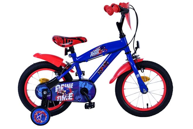 Turbo Crew Kinderfiets 14 inch Jongensfiets Rood Twee Handremmen