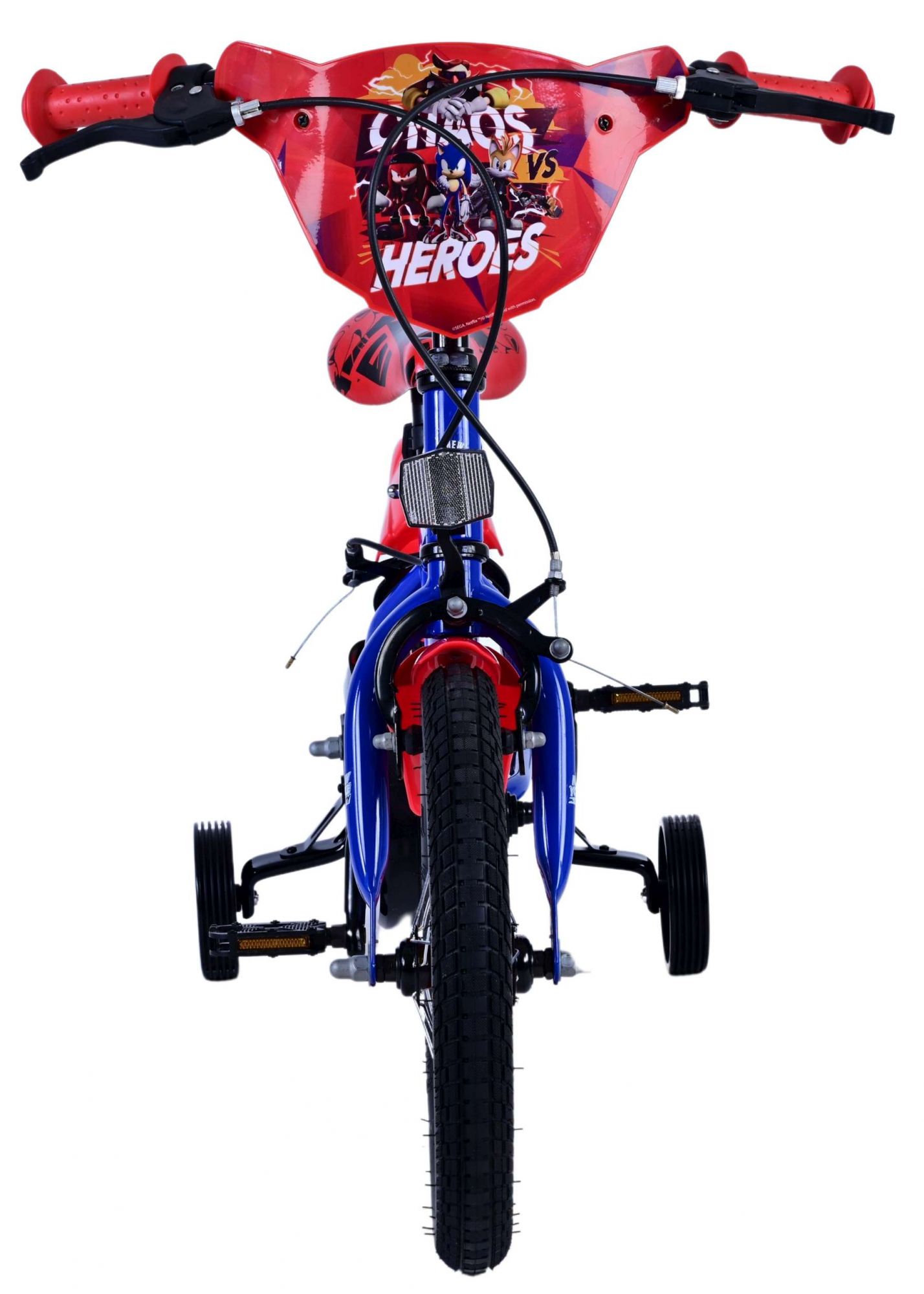 Turbo Crew Kinderfiets 14 inch Jongensfiets Rood Twee Handremmen - Afbeelding 6