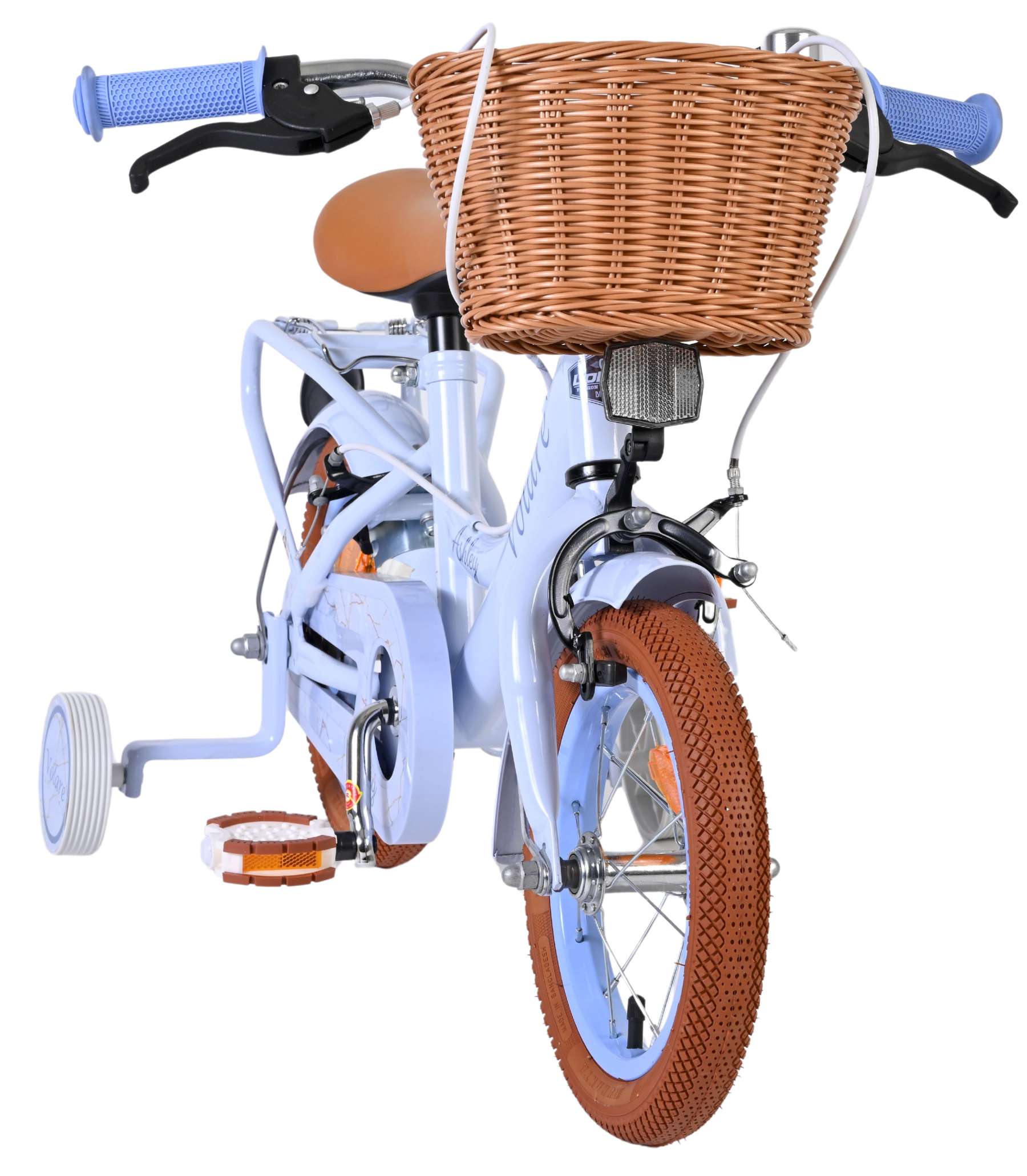 Volare Ashley Kinderfiets 12 inch Meisjesfiets Lichtblauw Twee Handremmen - Afbeelding 5
