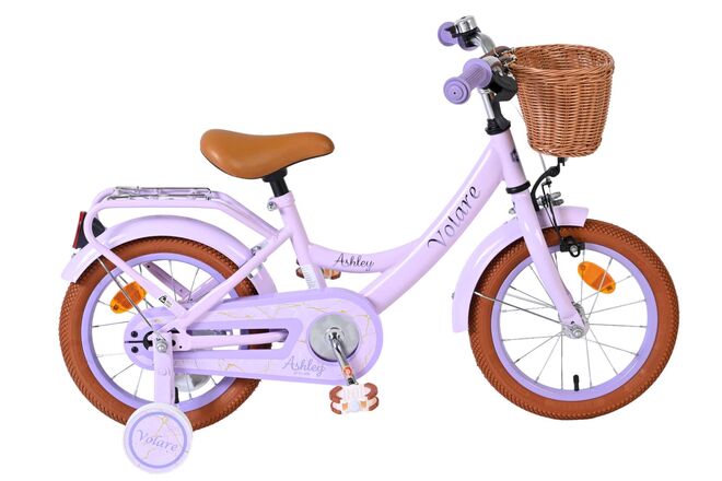 Volare Ashley Kinderfiets 14 inch Meisjesfiets Lila