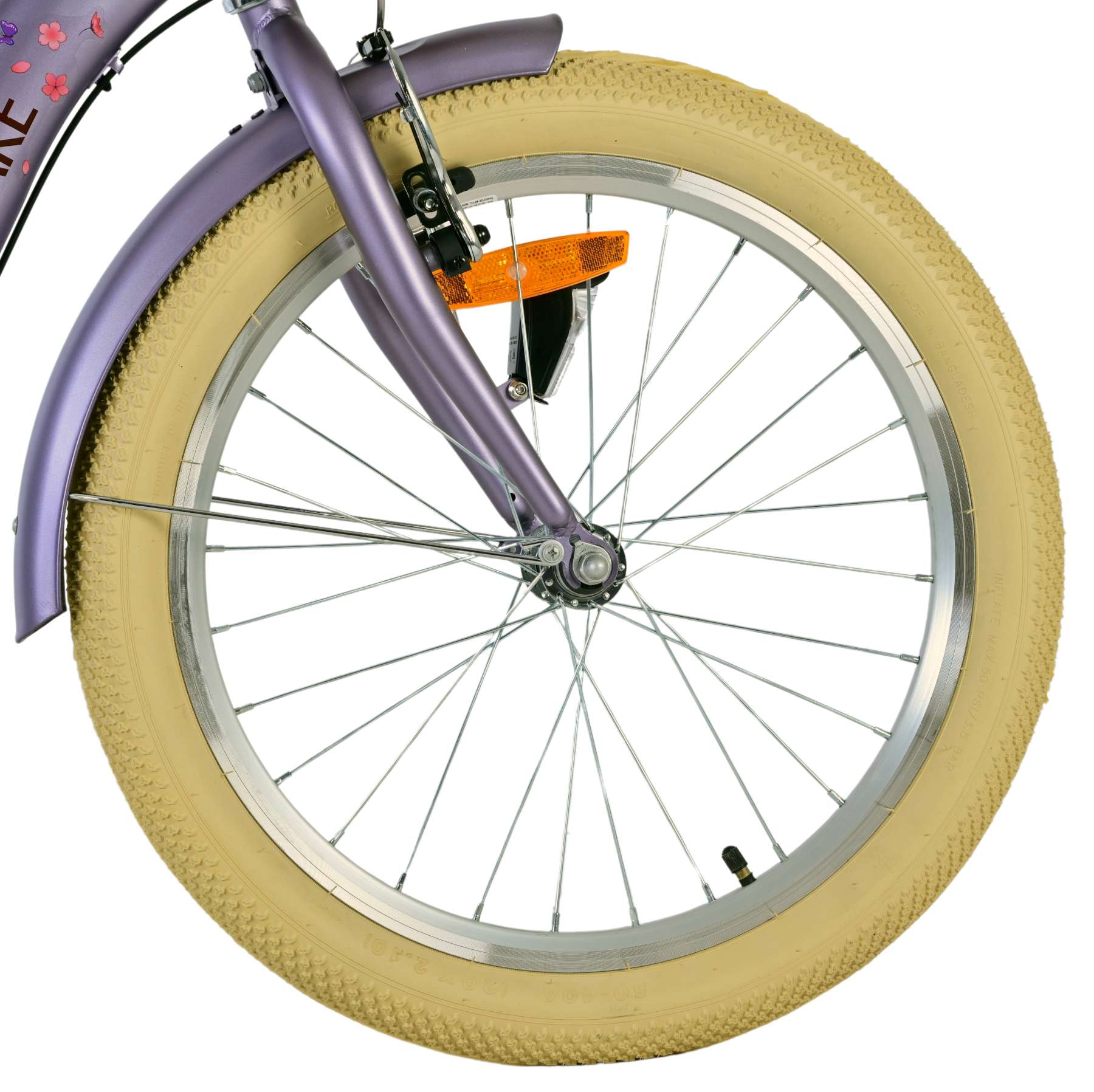 Volare Blossom Kinderfiets 20 inch Meisjesfiets Paars 3 Versnellingen - Afbeelding 4