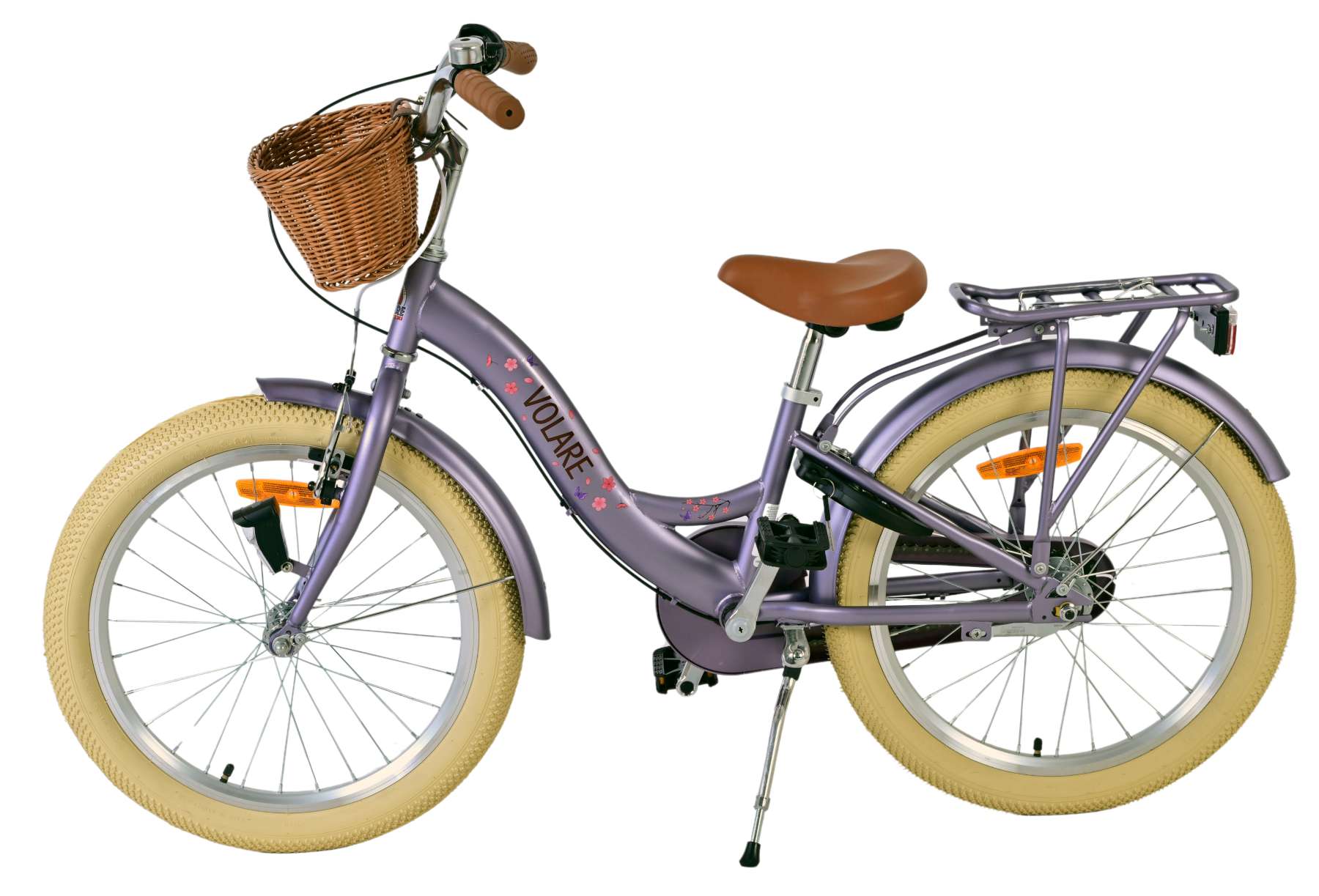 Volare Blossom Kinderfiets 20 inch Meisjesfiets Paars 3 Versnellingen - Afbeelding 9