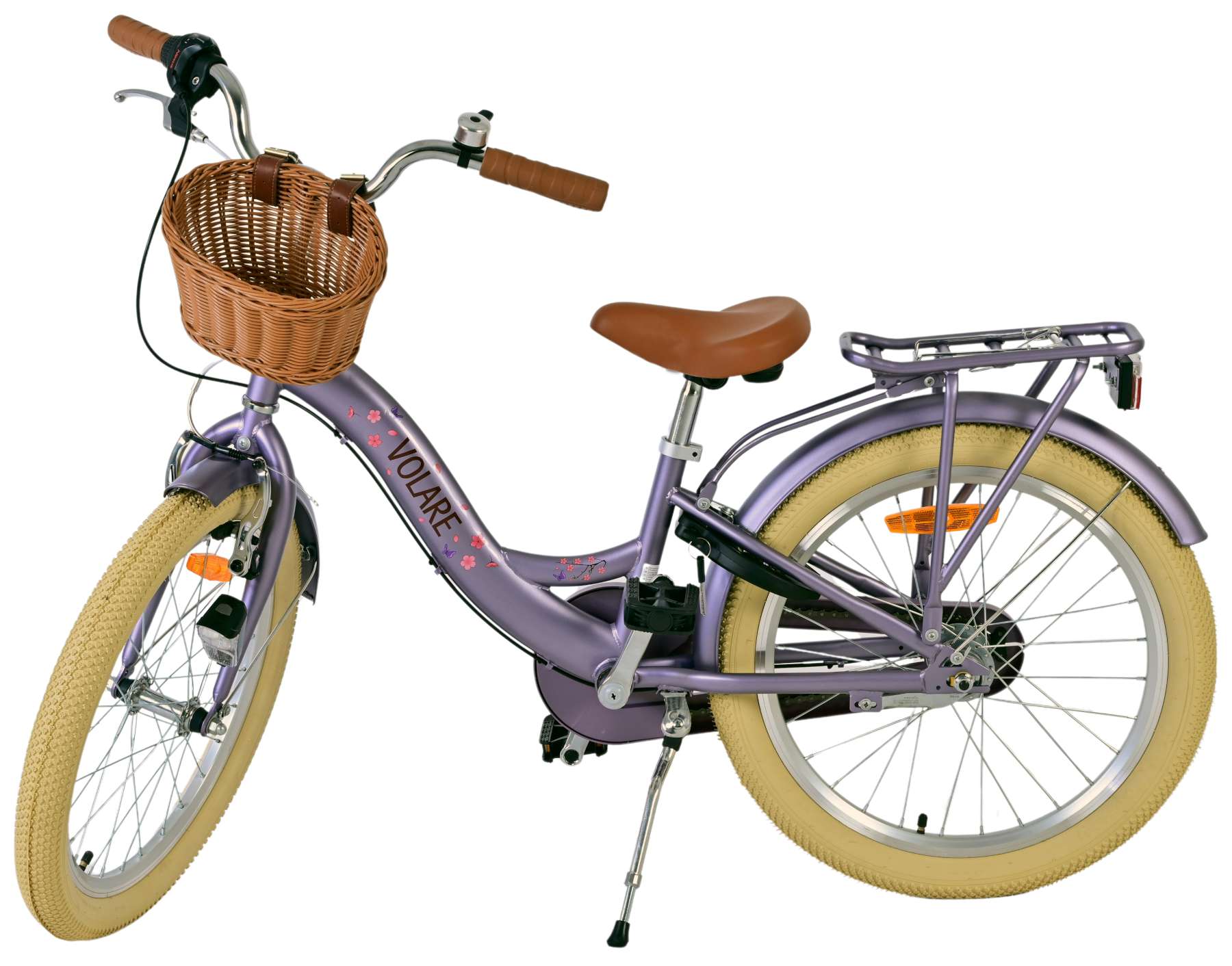 Volare Blossom Kinderfiets 20 inch Meisjesfiets Paars 3 Versnellingen - Afbeelding 10