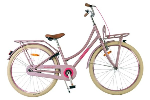 Volare Excellent 26 inch Meisjesfiets Mat Roze