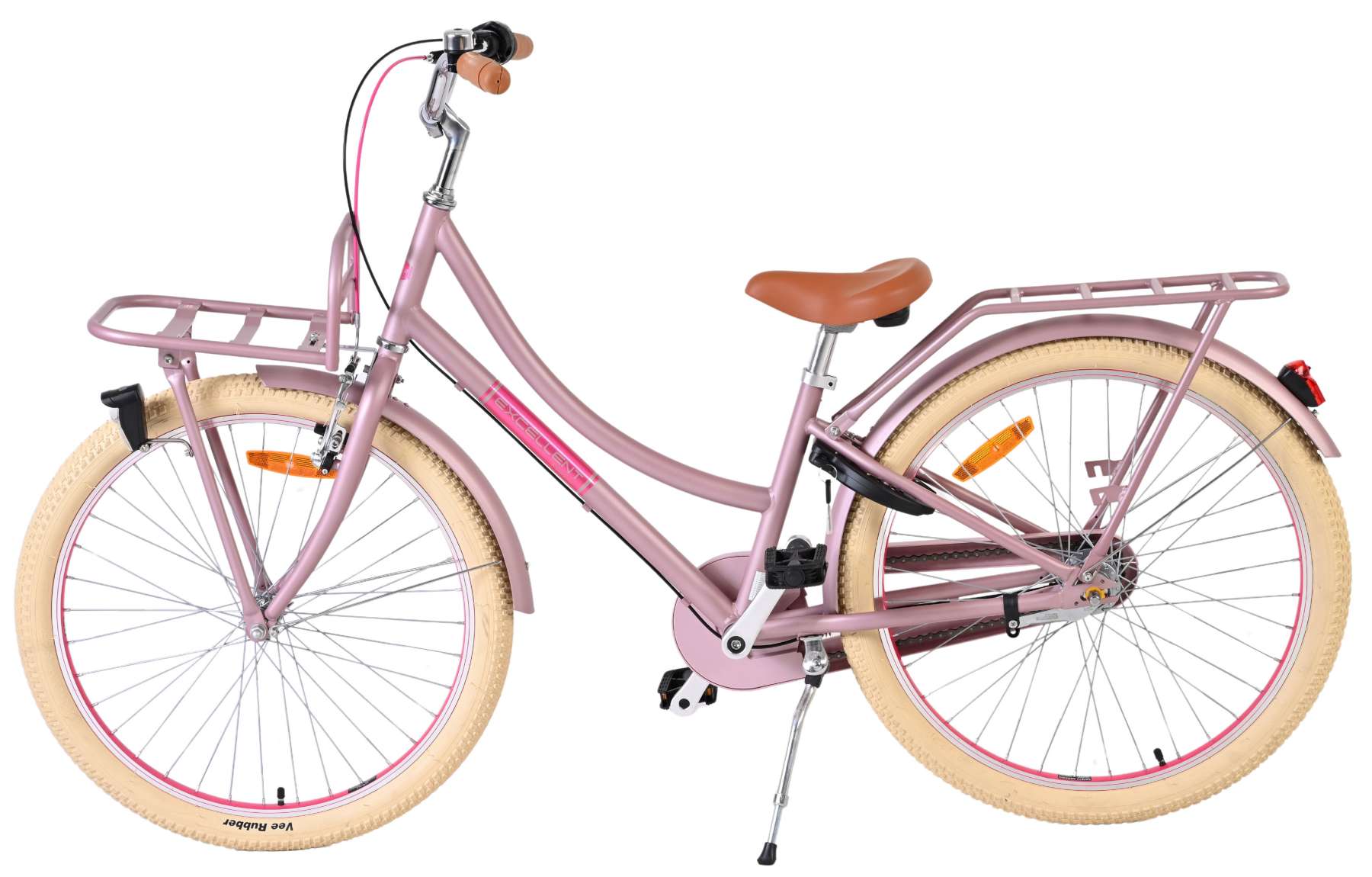 Volare Excellent Kinderfiets 24 inch Meisjesfiets Matt Roze 3 Versnellingen - Afbeelding 9