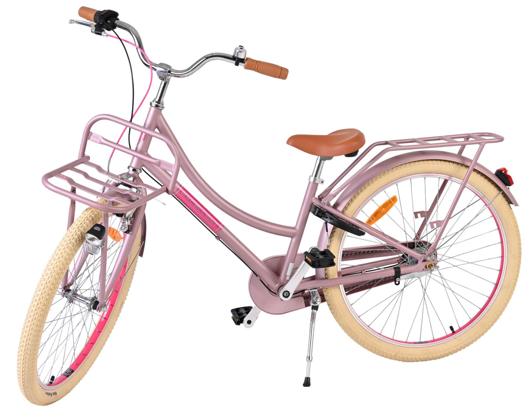 Volare Excellent Kinderfiets 24 inch Meisjesfiets Matt Roze 3 Versnellingen - Afbeelding 10