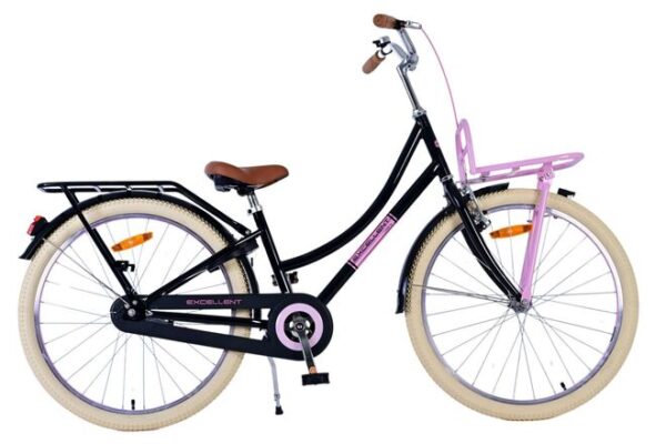 Volare Excellent Kinderfiets 24 inch Meisjesfiets Zwart