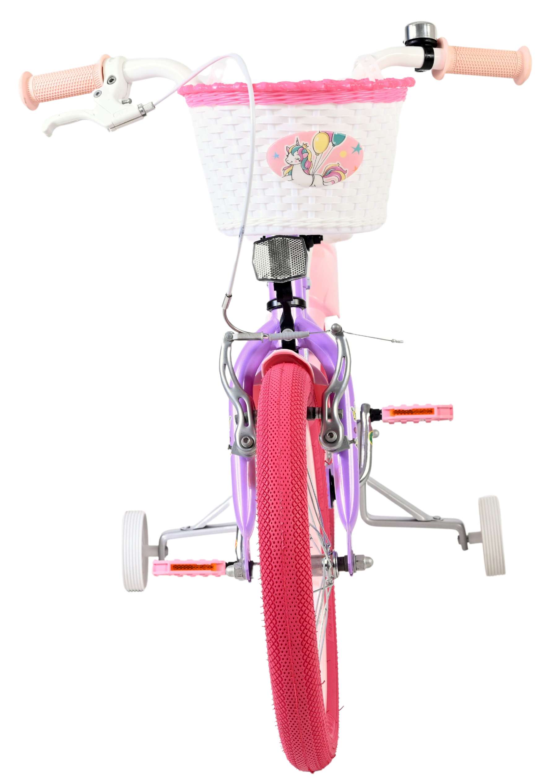 Volare Unicorn Kinderfiets 16 inch Meisjesfiets Paars - Afbeelding 6