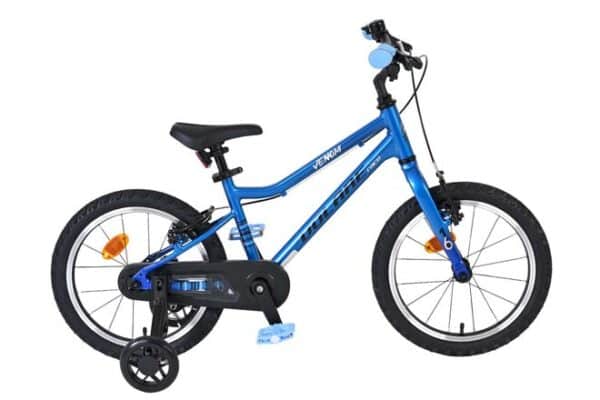 Volare Venom Kinderfiets 16 inch Jongensfiets Blauw Twee Handremmen