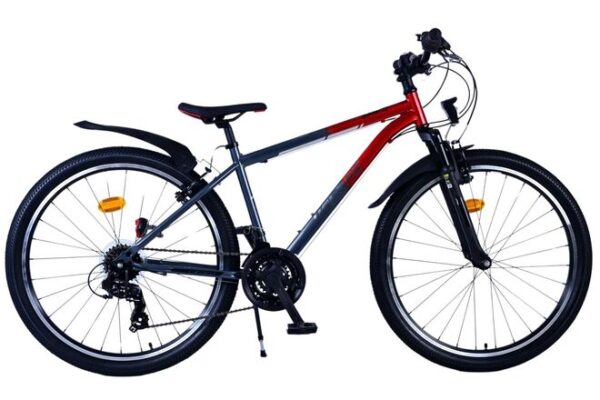 Volare XC Race 26 inch Jongensfiets Rood Grijs 21 Versnellingen