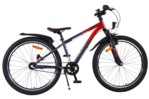 Volare XC Race Kinderfiets 24 inch Jongensfiets Rood Grijs 3 Versnellingen