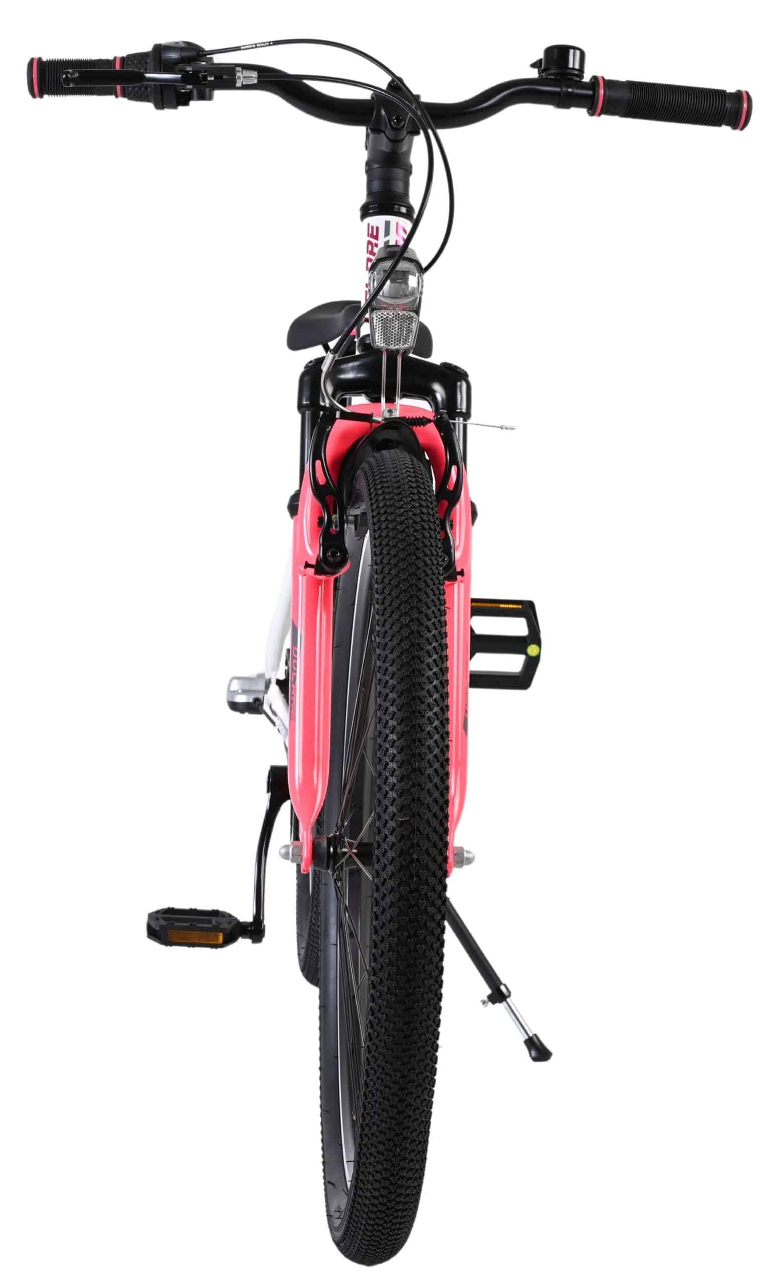 Volare XC Race Kinderfiets 24 inch Meisjesfiets Wit Roze 3 Versnellingen - Afbeelding 7