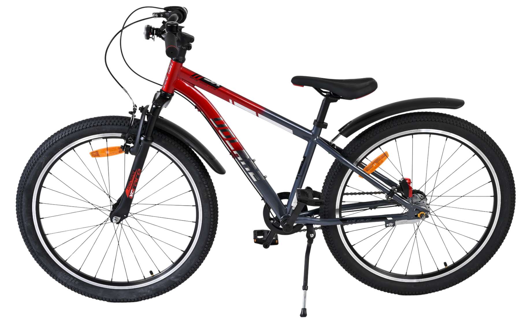 Volare XC Race Kinderfiets 24 inch Jongensfiets Rood Grijs 3 Versnellingen - Afbeelding 8