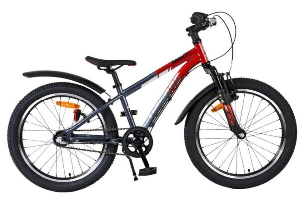 Volare XC Race Kinderfiets 20 inch Jongensfiets Rood Grijs 3 Versnellingen