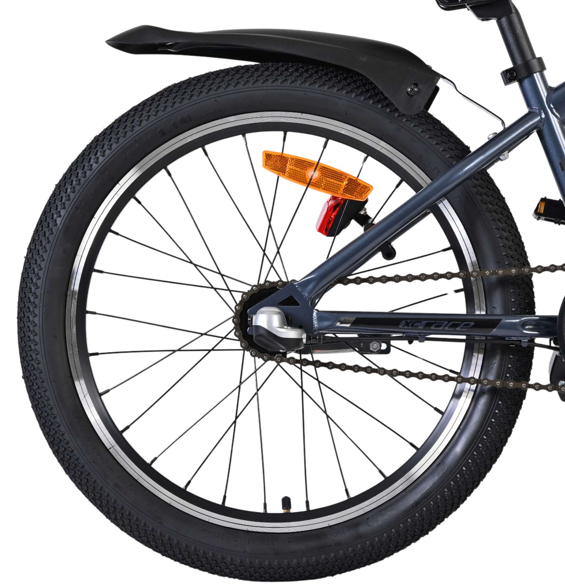 Volare XC Race Kinderfiets - 20 inch - Rood/Grijs - Nexus 3 - Afbeelding 2