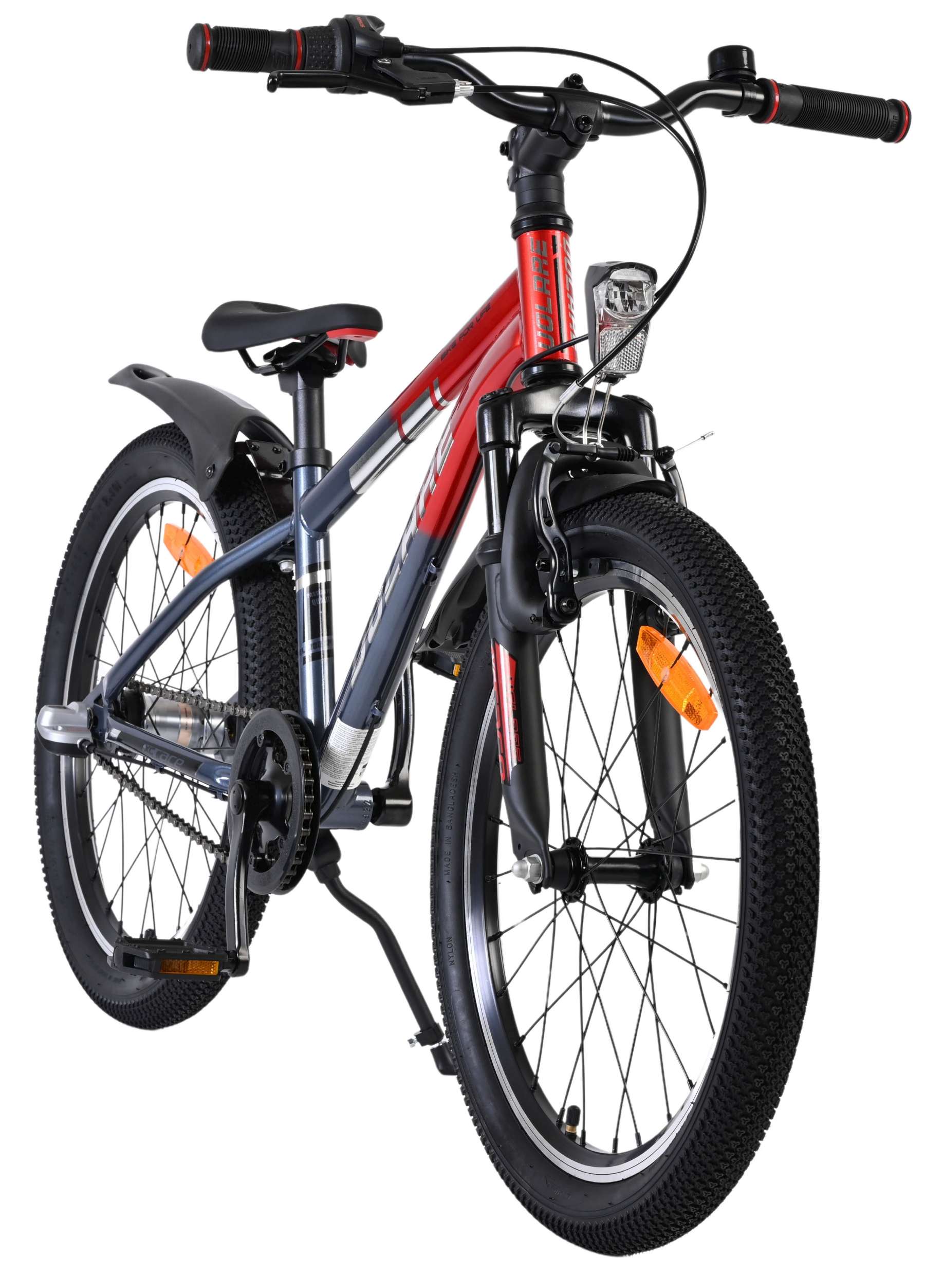 Volare XC Race Kinderfiets - 20 inch - Rood/Grijs - Nexus 3 - Afbeelding 6