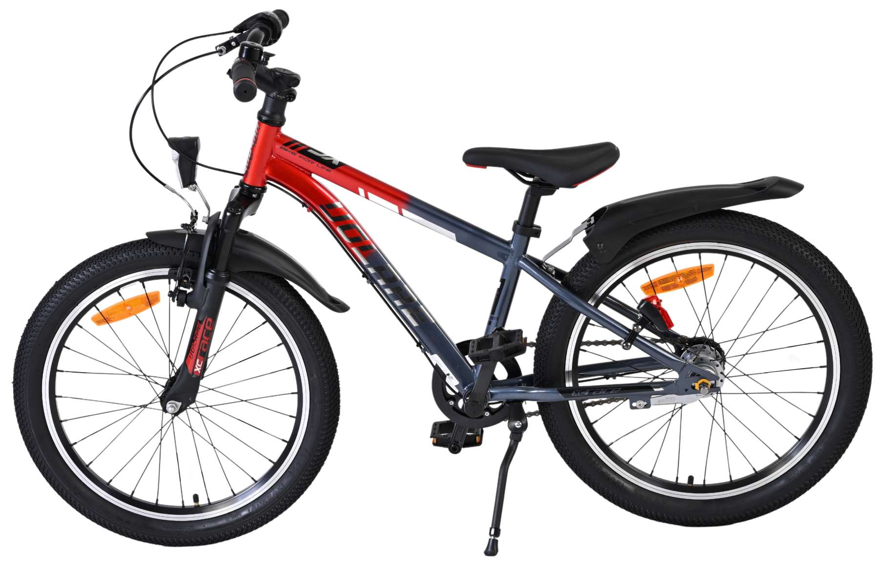 Volare XC Race Kinderfiets - 20 inch - Rood/Grijs - Nexus 3 - Afbeelding 8