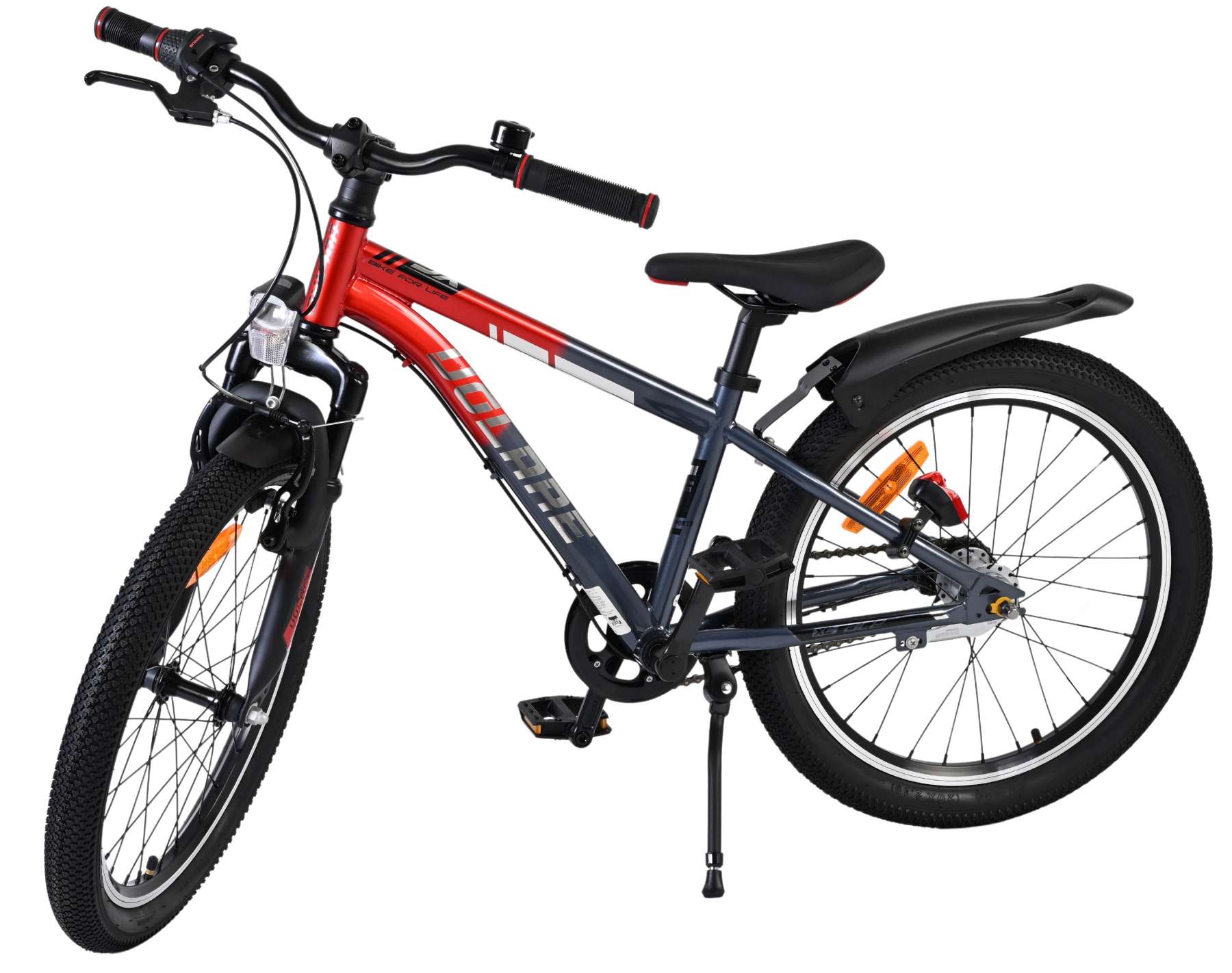Volare XC Race Kinderfiets - 20 inch - Rood/Grijs - Nexus 3 - Afbeelding 9