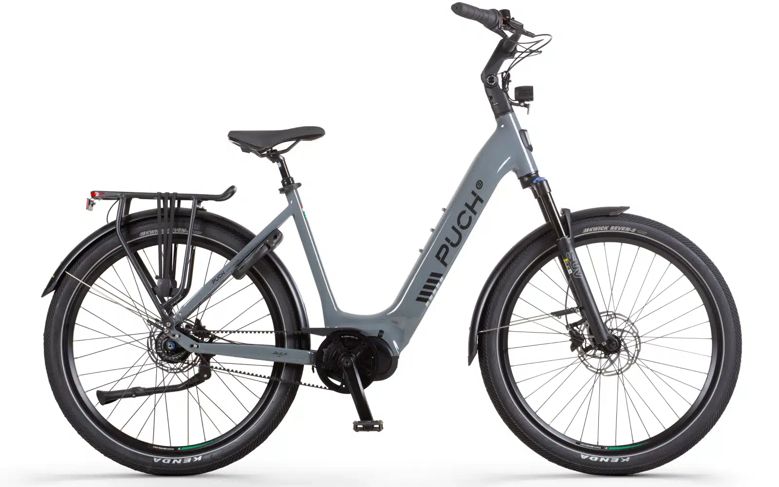 Puch E-Dance S SUV N7 Damesfiets Basalt Grey Glossy 55 cm