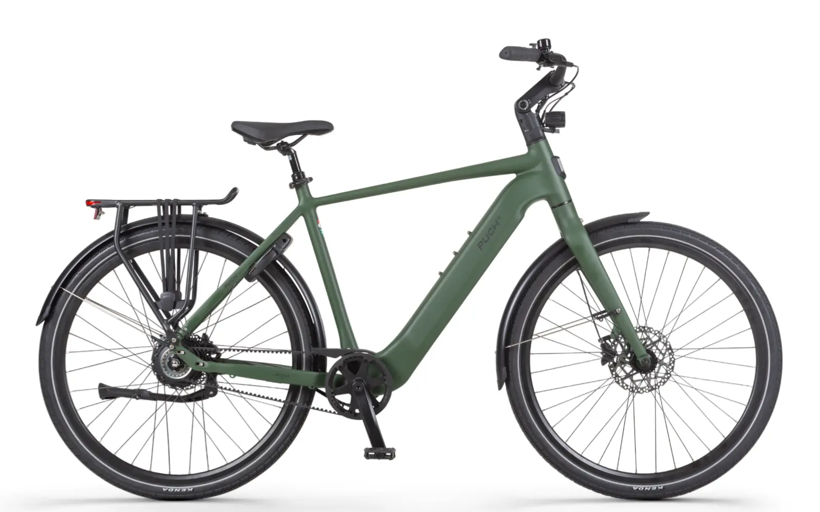 Puch E-Nova Elektrische Herenfiets Military Green Matt 55 cm
