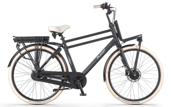 Puch E-Rock N7 Elektrische Herenfiets Black Matt 55 cm