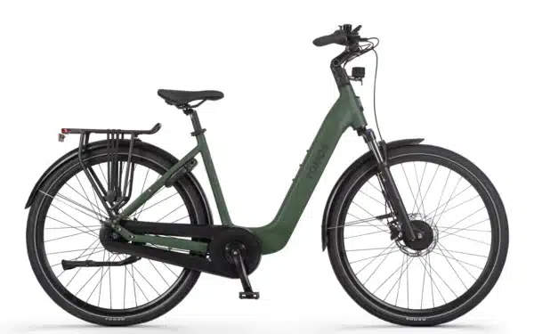 Tomos EB 14 Elektrische Damesfiets Military Green Matt 55 cm