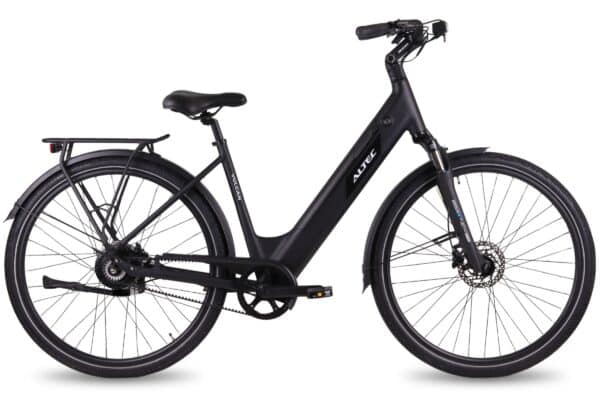 Altec Vulcan Belt Drive Elektrische Stadsfiets 28 inch 50 cm Zwart Mat