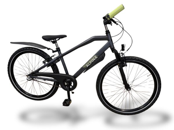 Alpina Trial Kinderfiets 24 inch - Black Matte