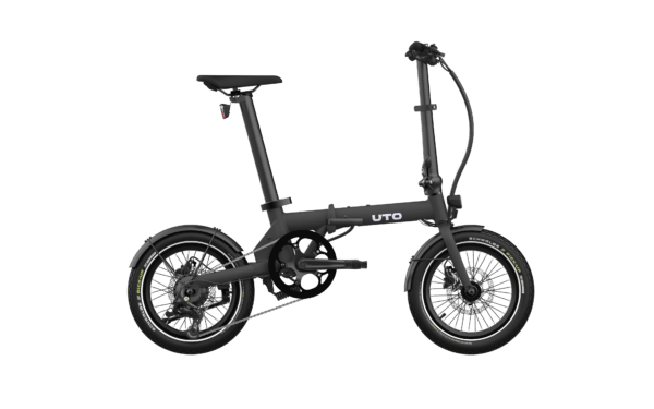 UTO OG16 Elektrische Vouwfiets 16 inch Zwart 4 Versnellingen