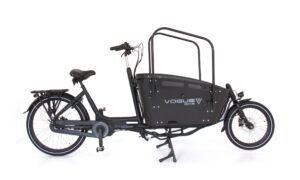 Vogue Carry 2 Elektrische Bakfiets in Matt Black Black