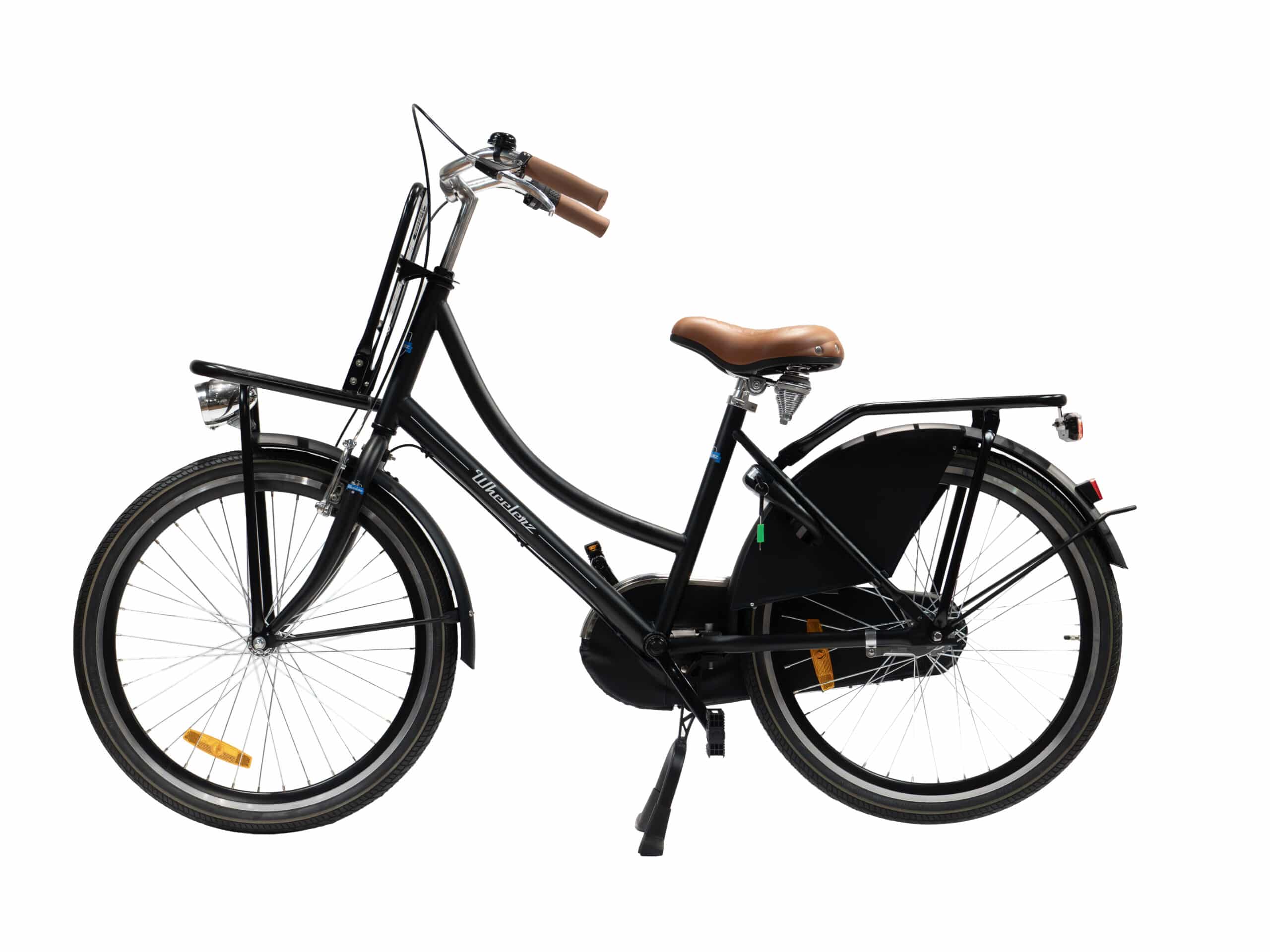 Wheelerz Cargo Transportfiets 26, 28 inch 3 speed Mat Zwart