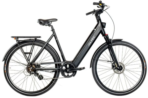 Altec Evora E-Bike 28 inch 55 cm HYD 375Wh 7 sp. AM Midnight Black accu 800069